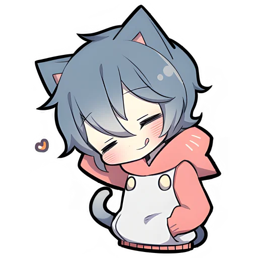 🥰 Стикер «Котенок Пепе» для Telegram