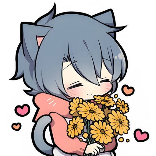 💐 Стикер «Котенок Пепе» для Telegram