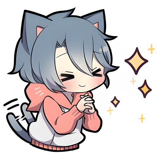 😍 Стикер «Котенок Пепе» для Telegram