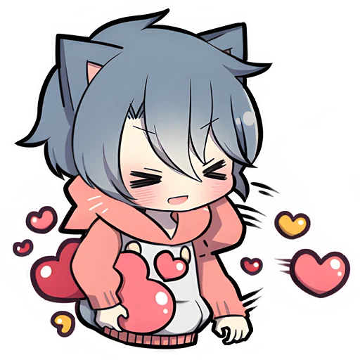 🥰 Стикер «Котенок Пепе» для Telegram