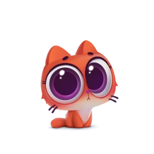 ☺️ Стикер «котёнок Таффи» для Telegram