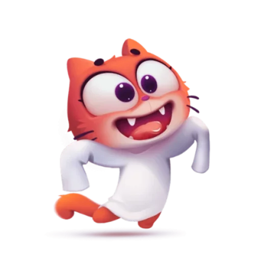 👻 Стикер «котёнок Таффи» для Telegram