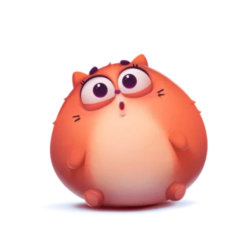 😮 Стикер «котёнок Таффи» для Telegram