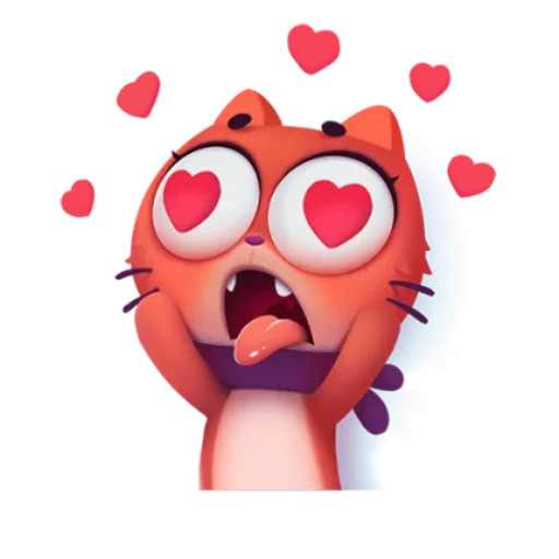 😍 Стикер «котёнок Таффи» для Telegram