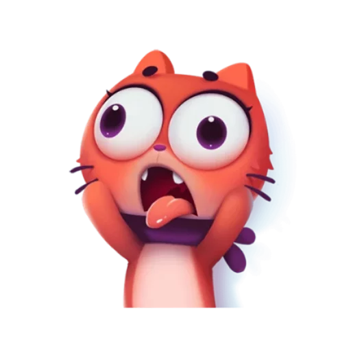 😝 Стикер «котёнок Таффи» для Telegram