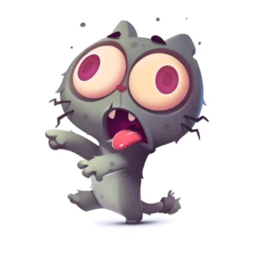 👻 Стикер «котёнок Таффи» для Telegram