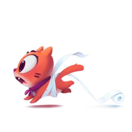 🏃‍♀️ Стикер «котёнок Таффи» для Telegram