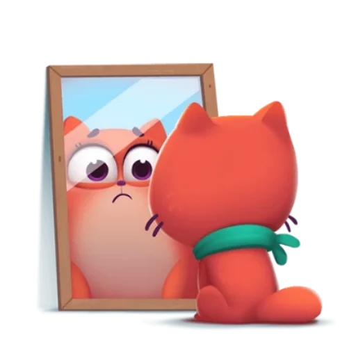 🔍 Стикер «котёнок Таффи» для Telegram