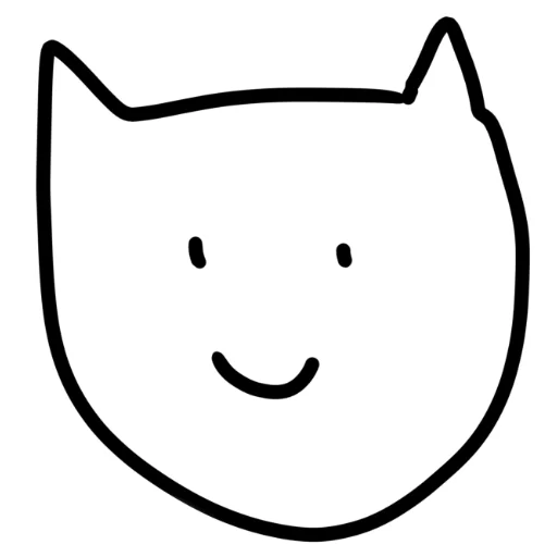 Стикерпак котік для Telegram