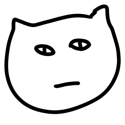 😑 Стикер «котік» для Telegram
