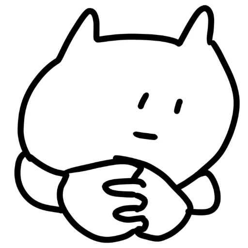 🙄 Стикер «котік» для Telegram