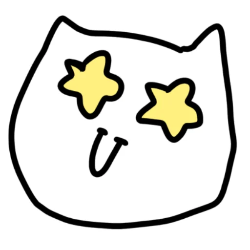 🤩 Стикер «котік» для Telegram