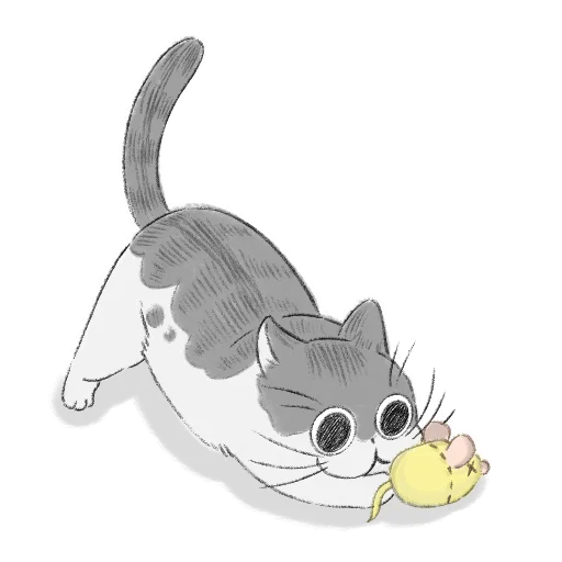 🐁 Стикер «Котик Кирюга» для Telegram