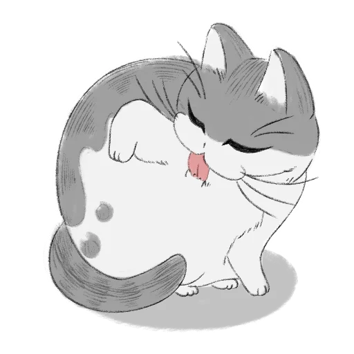 😛 Стикер «Котик Кирюга» для Telegram