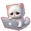 🐈 Эмодзи «Буквы и котики» для Telegram