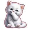 🐈 Эмодзи «Буквы и котики» для Telegram