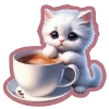 🐈 Эмодзи «Буквы и котики» для Telegram