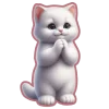 🐈 Эмодзи «Буквы и котики» для Telegram