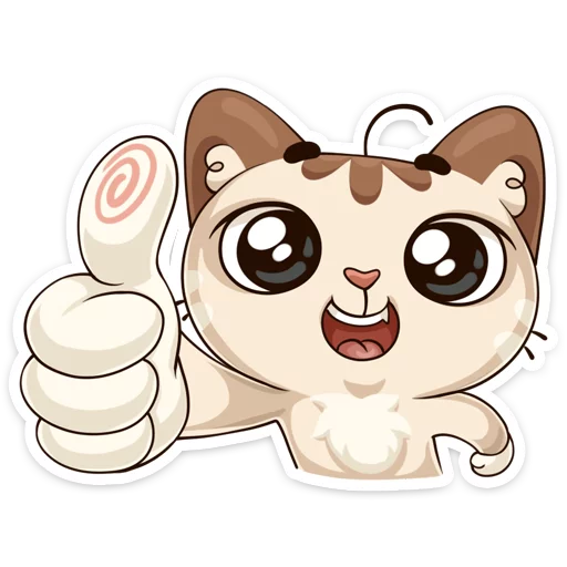 👍 Стикер «Котик» для Telegram