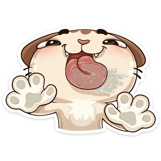 😛 Стикер «Котик» для Telegram