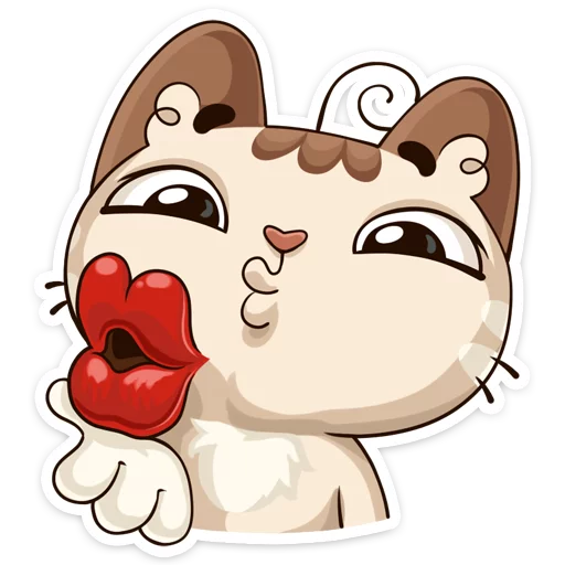 💋 Стикер «Котик» для Telegram