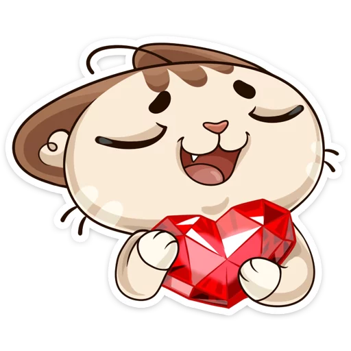❤ Стикер «Котик» для Telegram