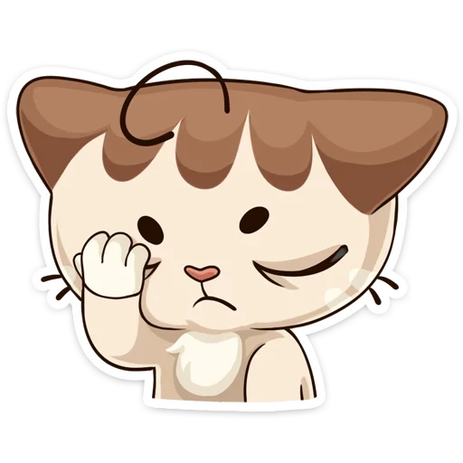 😑 Стикер «Котик» для Telegram