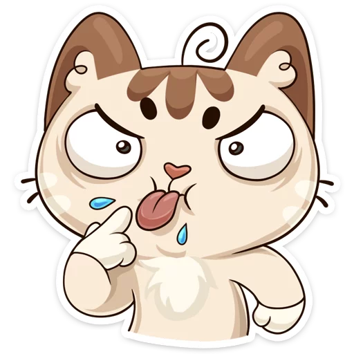 😝 Стикер «Котик» для Telegram