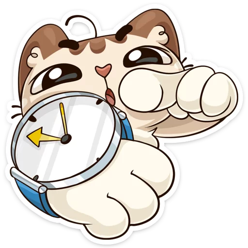 ⏰ Стикер «Котик» для Telegram