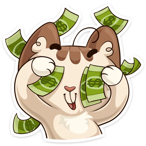🤑 Стикер «Котик» для Telegram