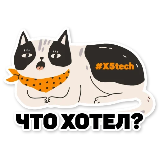 😜 Стикер «Котик Айтишник» для Telegram