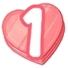 Стикер 49 Emoji Love