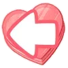 Стикер 47 Emoji Love