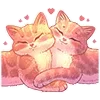 Стикер 24 Emoji Love