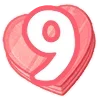 Стикер 57 Emoji Love