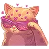 Стикер 7 Emoji Love