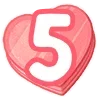 Стикер 53 Emoji Love