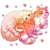 Стикер 14 Emoji Love