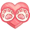 Стикер 44 Emoji Love
