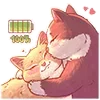 Стикер 4 Emoji Love