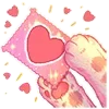 Стикер 19 Emoji Love