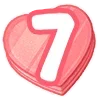 Стикер 55 Emoji Love
