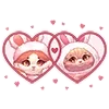 Стикер 3 Emoji Love
