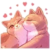 Стикер 26 Emoji Love