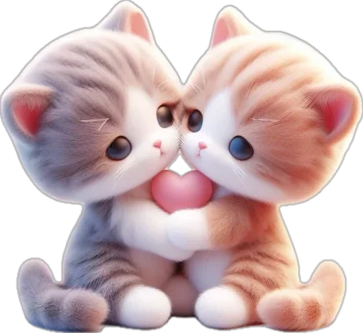 💓 Стикер «котики баншиши» для Telegram