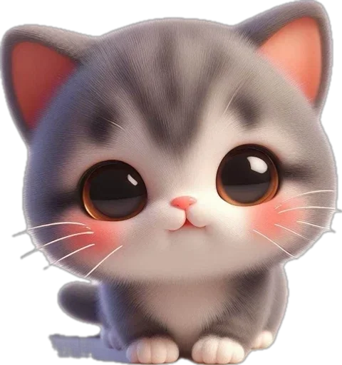 🤗 Стикер «котики баншиши» для Telegram