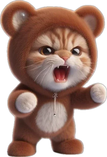 😠 Стикер «котики баншиши» для Telegram