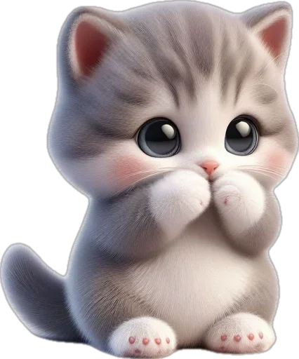 🫣 Стикер «котики баншиши» для Telegram