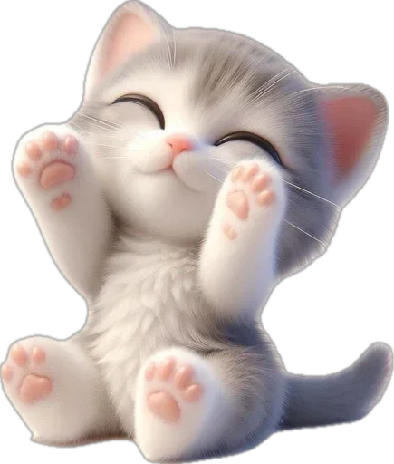 🤗 Стикер «котики баншиши» для Telegram