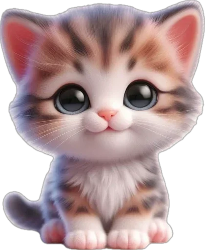 🙂 Стикер «котики баншиши» для Telegram